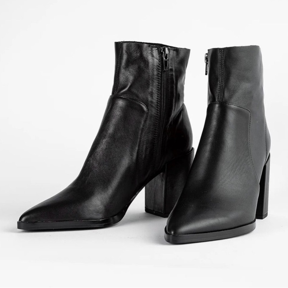 Tony Bianco Brazen Leather Ankle Booties